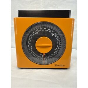 Vintage 1970's Terraillon Orange Kitchen Scale Mod MCM Retro Orange kg Scale